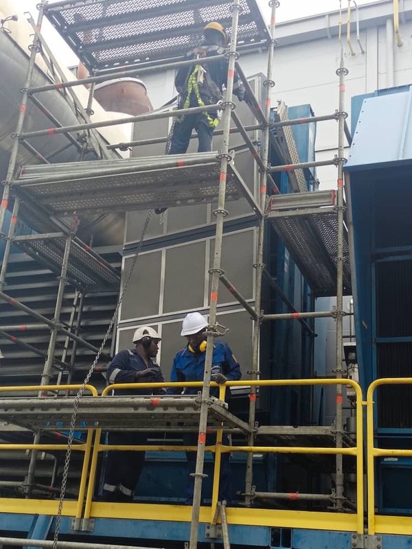 Centrale Kribi - Intervention technique 4